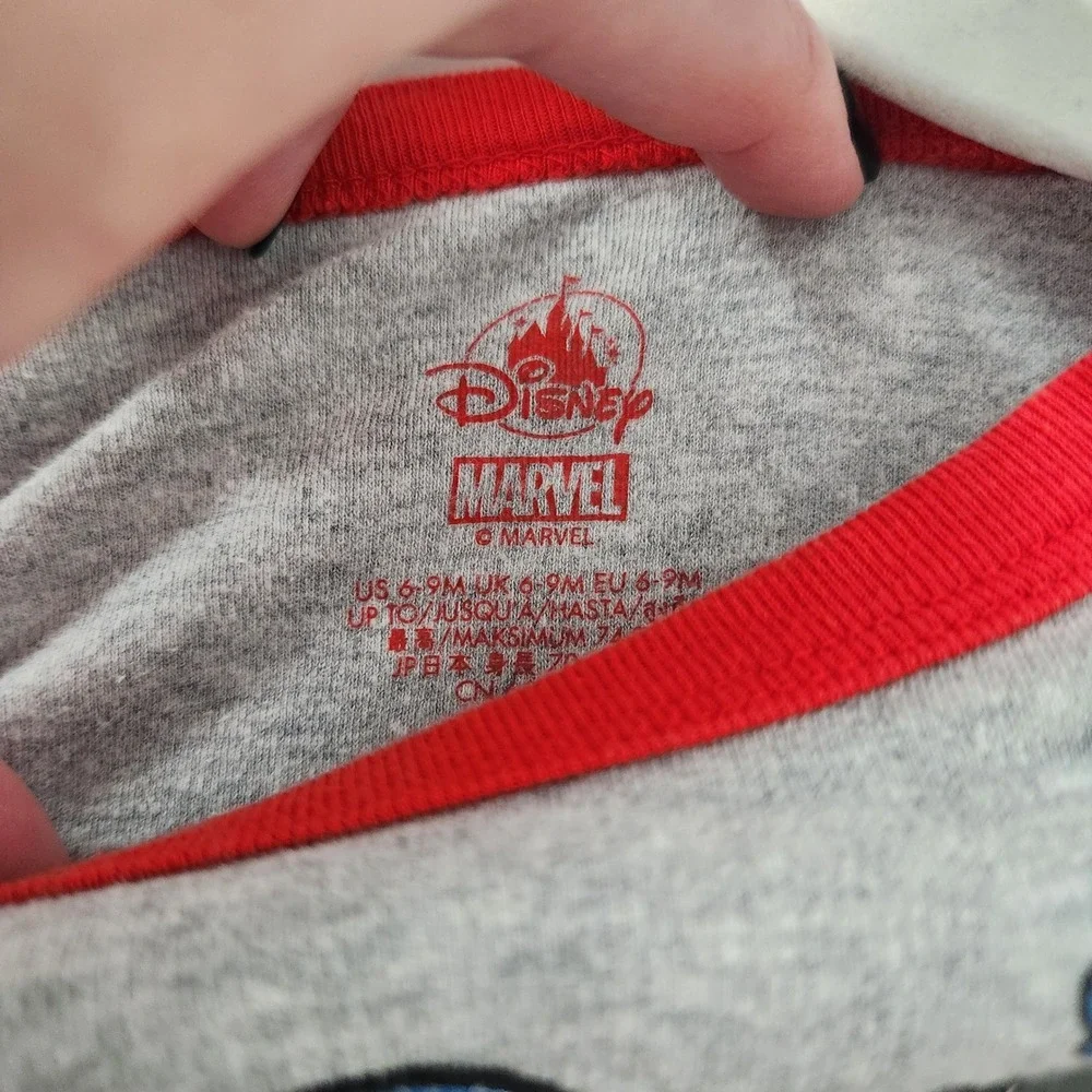 Disney Baby Marvel Avengers‎ Bodysuit size 6-9M